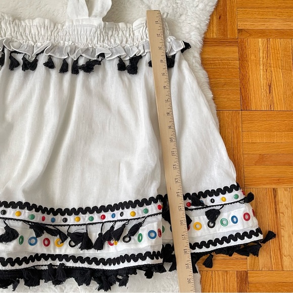 DODO BAR OR tassel halter top blouse Medium - Picture 7 of 10